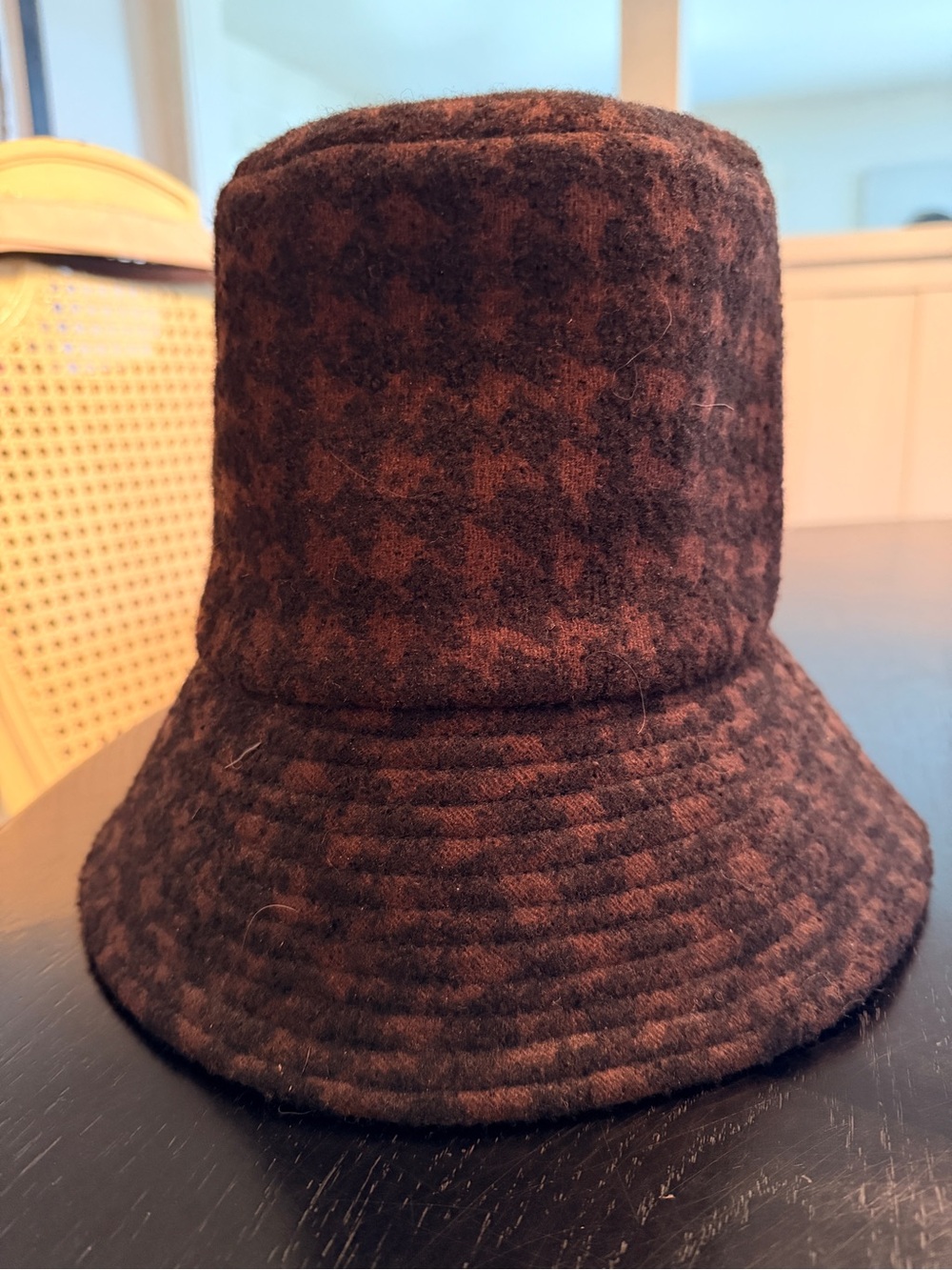 Rachel Comey Houndstooth Bucket Hat